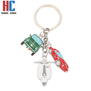 Portachiavi in metallo smaltato placcato oro moderno personalizzato, produzione di fabbrica con 23 anni di esperienza, con design 'Don't Hate Me Just I'm Little Cooler Letter Milk' - Product Image 5