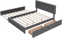 Lit pliant multifonction moderne de luxe à vente chaude 2025, base de lit pliable, taille double/simple/queen/king avec fonction de massage