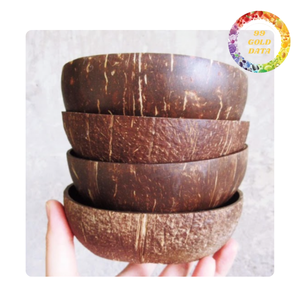 Bols en bois naturel et noix de coco | Fabriqués à partir de matériaux durables pour un usage quotidien - Product Image 2