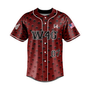 Maillot de baseball personnalisé pour homme, nouvelle saison 2026, 100 % polyester, impression numérique, antibactérien, respirant, séchage rapide, tailles plus grandes - Product Image 5