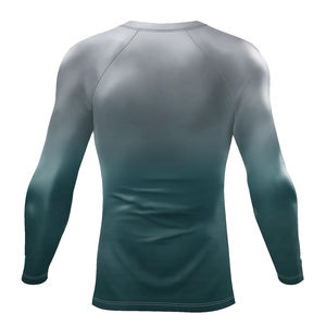 Vêtements de fitness Bjj Mma Rash Guard pour hommes Concevez votre propre personnalisé 2025 superbe qualité Rash Guard - Product Image 2