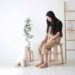 Taburete de ratán para decoración de cafetería y bar, taburete de interior y exterior para el hogar, hotel, restaurantes - Product Image 5