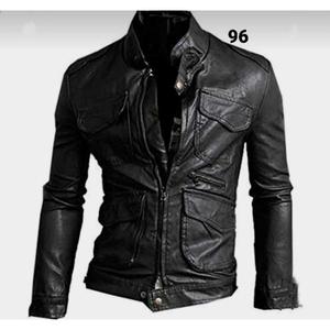 Veste de course en cuir véritable de marque personnalisée OEM ODM personnalisé véritable peau de vache buffle imperméable coupe-vent hiver devant - Product Image 6