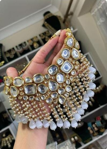 Conjunto de Collar de Primera Calidad para Mujer, Hermoso Diseño, Perfecto para Bodas, Fiestas, Conjunto de Collar Hecho a Mano - Product Image 2