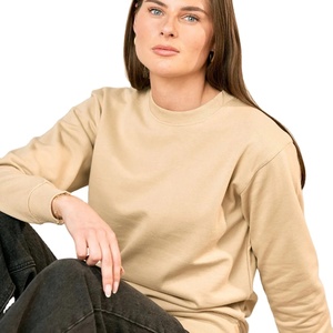 Sudadera de Mujer de Primera Calidad, Color Sólido, Cuello Redondo, para Viajes de Invierno, Moda Casual y Uso Diario - Product Image 2