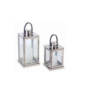 Lanterne élégante au design unique avec couleur argentée pour la décoration du jardin intérieur de la maison lanterne à bougie en métal pour la vente en gros - Product Image 1