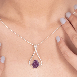 Pendentif en agate de cristal brut d'aigue-marine naturelle forme irrégulière fait à la main collier à faire soi-même pendentifs de mode breloques bijoux en gros - Product Image 3