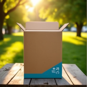 Bankers <b>Box</b> Archivschachtel Basic A4+ 100mm White/Blue 25-Pack - Product Image 3