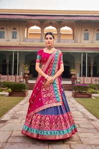 Último Diseño de Patola Tussar, Seda Estampada Digitalmente, Algodón de Alta Calidad, Estilo Pakistaní, Salwar Kameez para Fiesta, FABZONE - Product Image 5