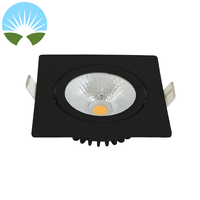 Meilleure vente de downlight super mince à angle réglable lumière tamisée à chaude pour salle d'exposition led spot à intensité variable encastré led downlight
