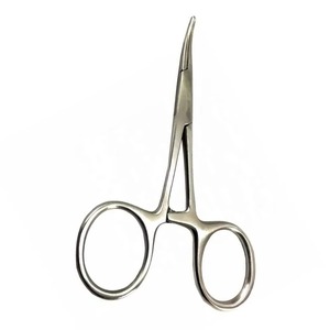 Pinzas Quirúrgicas Hemostáticas Curvas Tipo Mosquito, Herramienta de Acero Inoxidable con Punta Fina, Pinza Médica de Precisión, Instrumento Duradero de Uso Manual - Product Image 1