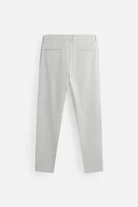 OEM Custom High Quality <b>Men's</b> Jogger Pants 2025 Casual Slim Fit Woolen <b>Trousers</b> with Mid Waist Custom Logo Printed 2025 - Product Image 2