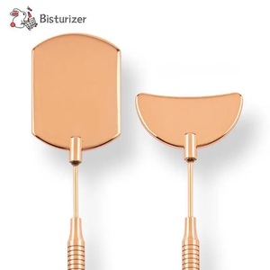 Wholesale Competitive Price Eyelash <b>Mirror</b> Stainless Steel Beauty Instrument Half Moon and <b>Square</b> <b>Mirrors</b> - Product Image 5