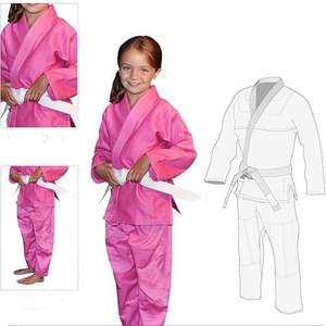 Unisex Mid-<b>Weight</b> BJJ Kimono Latest Design Sportswear for Adults Custom Logo <b>Free</b> OEM Service with Belt Polyester/Cotton 220g - Product Image 3