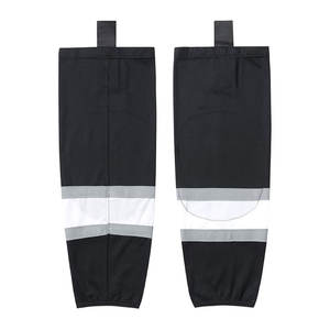 Chaussettes de hockey sur glace personnalisées avec couleur d'équipe personnalisée pour les juniors, les seniors et les adultes, polyester/coton, durables et écologiques - Product Image 4