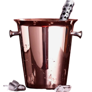 Vente chaude Style traditionnel métal Barware pince à seau à glace optimale pour Restaurant hôtel mariages fêtes stockage de baignoires de boissons - Product Image 1