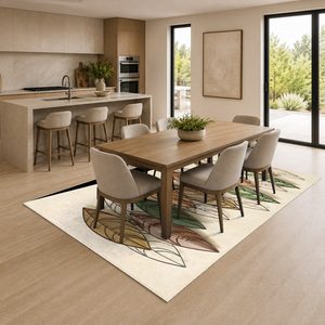 <b>RUGS</b> DEPOT LXDP-0351 Wholesale Beige Brown Bohemian <b>Tribal</b> Digital Printed Machine Washable Chenille Area <b>Rug</b> Non Slip - Product Image 4
