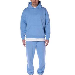 2025 invierno pulóver sudaderas con capucha conjunto de chándales ajuste Regular 100% algodón polar logotipo personalizado impreso cómodo deportes de alta calidad - Product Image 6