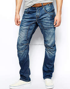 Jeans elegantes de diseñador para hombre - Product Image 1