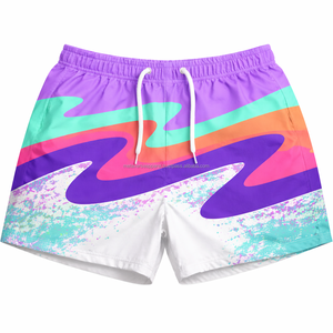 Shorts en nylon à mémoire de forme, écologiques, recyclés, séchage rapide, respirants, hydrofuges, taille élastique, vintage, personnalisables OEM - Product Image 1