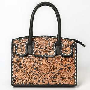 New Arrival Western Bohemian Style Eco-Friendly <b>Genuine</b> <b>Leather</b> <b>Handbag</b> Zipper Autumn Concealed Carry Flower Decorations - Product Image 2