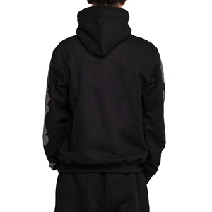 Nueva tendencia Best Street Fashion Hombres Sudadera con capucha suelta Sudaderas con diamantes de imitación Diseño personalizado Precio al por mayor Sudadera con capucha de invierno - Product Image 5