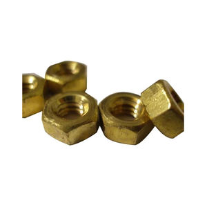 น็อตหกเหลี่ยมทองเหลืองบรอนซ์สำหรับข้อต่อท่อ - Product Image 4