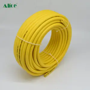 Tubo flessibile per compressore d'aria ibrido in gomma PVC da 1/4 pollici 3/8 pollici 1/2 pollici con adattamento femmina per compressore