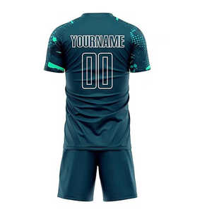 Migliori uniformi da calcio di tendenza <span class=keywords><strong>per</strong></span> <span class=keywords><strong>tutti</strong></span>, set da calcio Color gradiente completamente personalizzati, abbigliamento da calcio di produzione sfusa dal Pakistan - Product Image 2