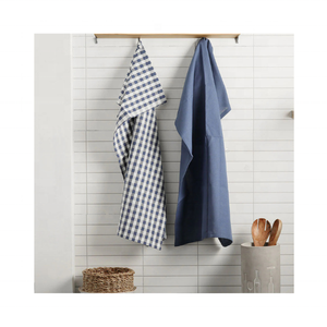 High Quality 100% Cotton Checks Embroidered Handmade Lightweight Biodegradable Quick Dry Soft Touch Bulk Order <b>Golf</b> Tea <b>Towel</b> - Product Image 1