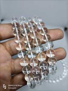 Wholesale Natural Clear Quartz Gemstone <b>Bracelet</b> Beads 8mm Durable Best Quality for Meditation & Fashion Use - Product Image 5