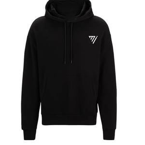 Venta al por mayor personalizado hombres color negro sudaderas con capucha de alta calidad gota hombro transpirable hombres sudaderas con capucha - Product Image 1