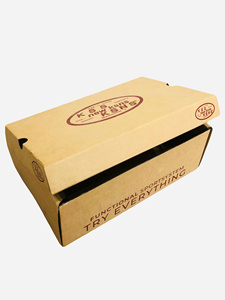 Boîte à chaussures avec emballage ondulé imprimé avec logo Boîtes d'expédition en carton recyclables et écologiques - Product Image 5