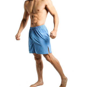 Pantalones cortos de gimnasio para hombre de secado rápido personalizados al por mayor cómodos pantalones cortos sólidos para gimnasio correr culturismo servicio OEM - Product Image 2