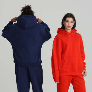 Sudadera con Capucha Extra Grande para Hombre, de Felpa de 280g, de Alta Calidad, con Logotipo Personalizado OEM, Diseño Sólido, Anti-Pilling, Servicio ODM, Talla Grande - Product Image 3