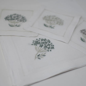 Sous-verre unique en coton absorbant les boissons, cadeaux de pendaison de crémaillère d'anniversaire, décor de table de salon de ferme OEM - Product Image 2