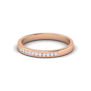 Anillo de Compromiso con Engaste de Bisel Moderno, Chapado en Oro de 14K/18K sobre Plata de Ley, Diamante Cultivado en Laboratorio Certificado por IGI, Regalo de Boda - Product Image 5