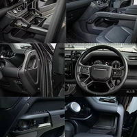 Accessoires de voiture Kits intérieurs en carbone sec/ABS Contrôle central Selle Luxe Installation facile 100% compatible Defender BeHi