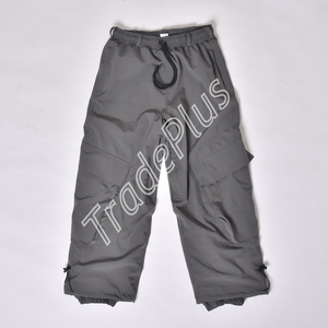 Pantalones de Snowboard de esquí de invierno personalizados para hombre, estilo holgado, impermeables, transpirables, bolsillos con cremallera, cierre de cremallera a prueba de viento de talla grande - Product Image 1
