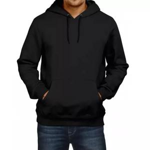 เสื้อสเวตเตอร์มีฮู้ดของผู้ชายเสื้อสเวตเตอร์มีฮู้ดพิมพ์ลายนูนขนาดใหญ่พิเศษผ้าโพลีเอสเตอร์/ ผ้าฝ้ายย้อมสีล้วนสำหรับฤดูหนาว - Product Image 3