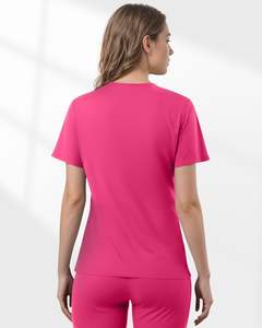 Uniformes de enfermería conjuntos para mujeres trajes de limpieza médica algodón poliéster Spandex tela Jogger pantalones al por mayor con chaquetas - Product Image 2