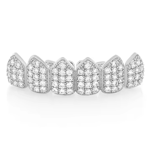 เครื่องประดับแฟชั่นประดับด้วยตะแกรงสีเงินสไตล์ไม่เหมือนใครสไตล์หรูหรา - Product Image 1