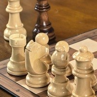 Cadeau de Noël 2026 : Boîte d'échecs en bois de haute qualité, design pliable, motif marbre noir et blanc, pour le développement intellectuel des enfants