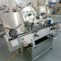 Machine d'étiquetage automatique YM215 pour bouteilles et flacons, avec dispositif d'alimentation pour pinceaux, directement de l'usine