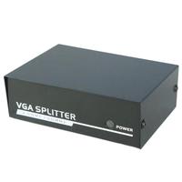 Répartiteur vidéo VGA métallique 4 ports 200 MHz 1600x1280P, amplificateur 1 entrée 4 sorties et commutateur audio-vidéo pour TV et ordinateur portable