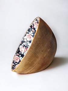 Ensemble de bols en bois conviviaux accessoires en bois de cuisine faits à la main bols en bois bols de service rustiques - Product Image 3