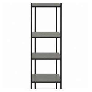 Modern Metal <b>Slim</b> 5-Tier Storage <b>Shelf</b> Display Rack Home Furniture for Living Room Warehouse - Product Image 5