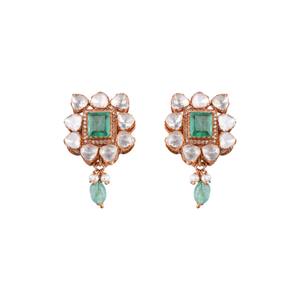 Bijoux de mariage intemporels Gajaah, ensemble de boucles d'oreilles en argent sterling 925 pour femmes, bijoux de tous les jours pour les mariées, bijoux de fête - Product Image 2