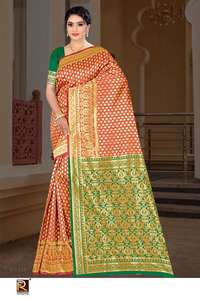 Ronisha Fashion Banarasi Vêtements indiens et pakistanais D.No-123 Fournisseurs de saris en vrac - Product Image 6