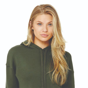Sweats à capuche pour femmes à manches longues coupe ajustée décontracté basique vierge polaire unie séchage rapide sweats à capuche respirants pour femmes personnalisés - Product Image 3